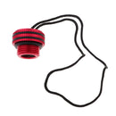 Scuba Dive Tank Valve Dust Cap Cover to Protect Your Tank with Lanyard Red