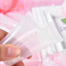 10x 5ml refillable empty cosmetic tube lip gloss balm clear cosmetic containe Bj