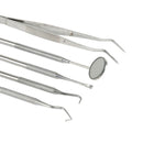 5X Stainless Steel Dental Oral Sculpture Kit Tool Deep Cleaning Teeth Care SetJR