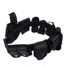 Black Buckle  Belt Protector Belt with 9 Safety Pockets for Police Easy to Put