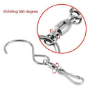 Rotary Clip Hook Metal Winding Hook Wind Bell Hook Free Rotary Bearing Smal