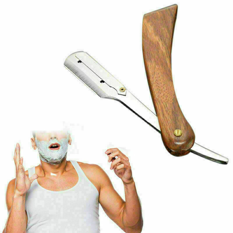 Rosewood Straight Edge Barber Razor Folding Shaving Face Cleaning QA Super A5J0