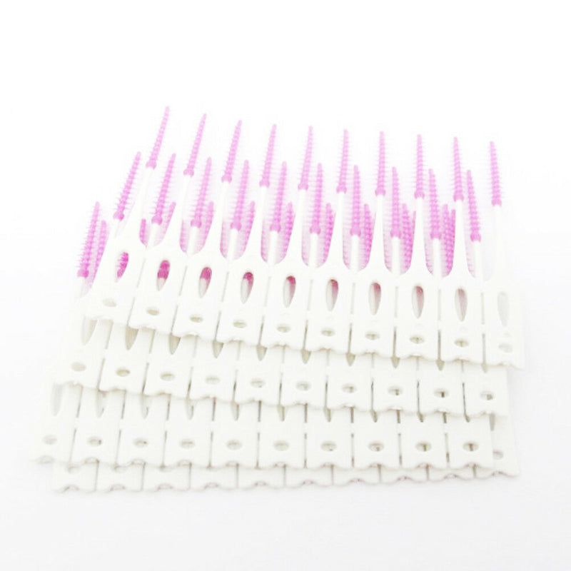 40Pcs Interdental brush dental floss teeth oral clean toothpick teeth whitenin3c