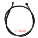 120cm Universal Rubber Motorcycle Brake Clutch Line Hose With Spring