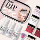 Dipping Nail Powder Dip Liquid Brush Kit Nail Art Nail Manicure Set W3C9