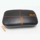 Universal Custom Chopper Rectangular Pillion Passenger Pad Seat 6Suction Cup