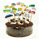 vehicle cupcake toppers baby shower birthday party decoration supplies FT JR