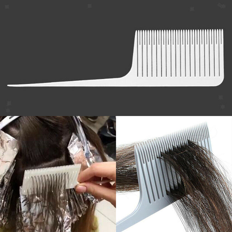 4 Pieces ABS Fine Weaving Highlighting Foiling Hair Comb Hair Coloring Combs