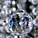50mm Feng Shui Hang Crystal Ball Sphere Prism Rainbow Suncatcher Pendant Decor
