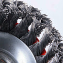Durable Twist Knot Semi Flat Wire Wheel Cup Brush Angle Grinder Tool K DPQ