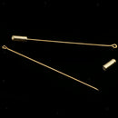 20pcs Collar Lapel Stick Brooch Pin Needle Suit Hat Scarf DIY Crafts Jewelry