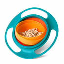 Kids Children Solid Feeding Flying Saucer Shape 360 Rotate Spill-Proof Bowl