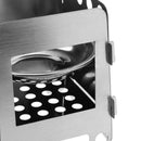 Outdoor Portable Folding Alcohol Stove Stainless Steel Wood Burner Furnace A