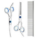 3 Pack Dog Grooming Scissors with Safety Round Tip, Perfect Stainless Steel B6G5