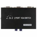 2 Port VGA Monitor Switch monitor switch vga switch vga splitter J6C5