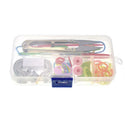 56 pcs Crochet Hook Knit Yarn Weave Knitting Needle Clip Marker Tool set Case