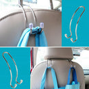 2 Pcs Car Seat Coat Hook Purse Shopping Bag Hanger Organizer Holder Accessories-