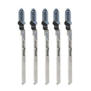 5 x T101AO HCS T-Shank Jigsaw Blades Curve Cutting Tool Kits For Plastic Wood