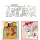 Christmas Socks Metal Cutting Dies DIY Scrapbooking Stockings Cutter Stencil New