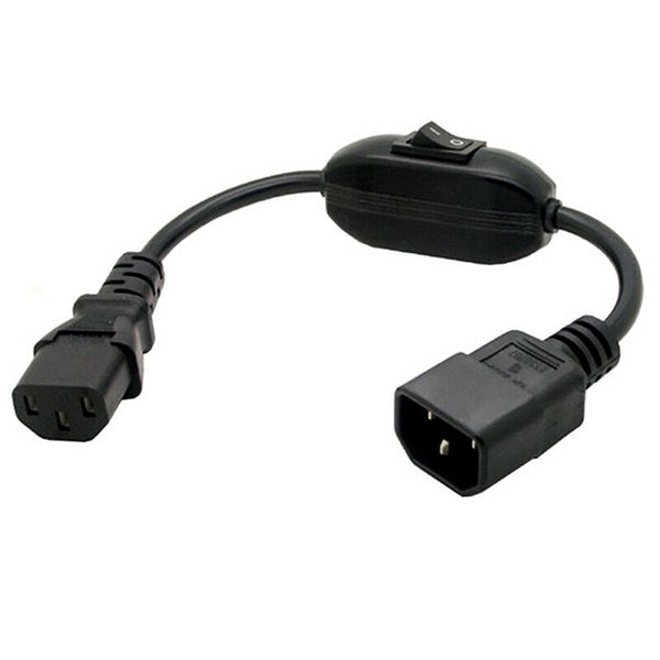 C13-C14 character with switch midway control chassis PDU extension cabl@