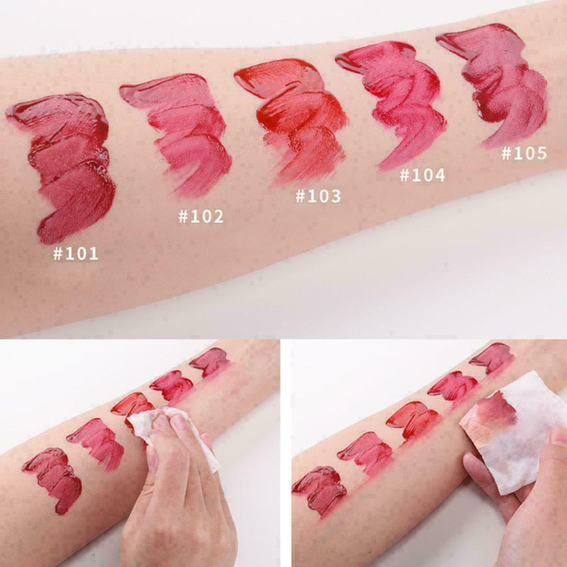 5PCS/Set Matte Liquid Lipstick Long Lasting Waterproof Lip Gloss Glaze  Fav B3O2