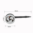 Car Rotating Round High Pressure Water-Gun Cleaning Car Wash Brush For Karc