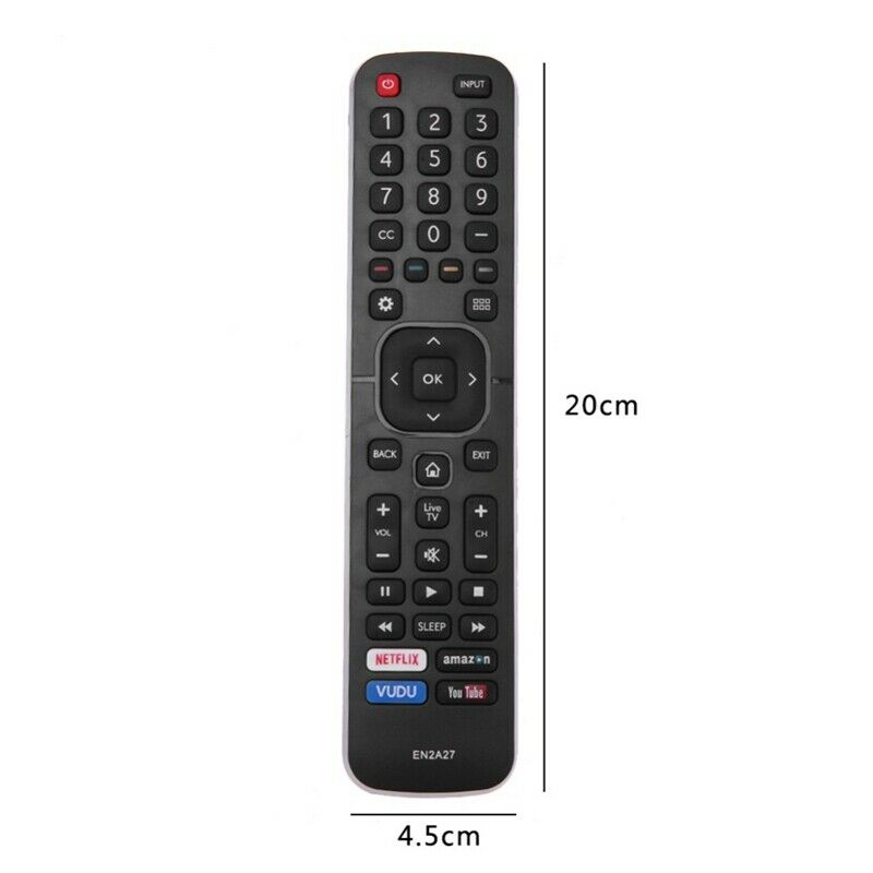 Smart Tv Remote Control Replacement For Hisense Rc3394402/01 3139 238 29621 U2Y6