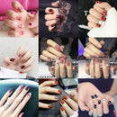 240pcs Double-side Adhesive Tips White False Nails Tool Nail Glue Tool~