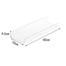 Acrylic Safety Shelf Nail Polish Museum Display Bathroom Bedroom Shelf New