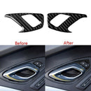 New Carbon Fiber Door Lock Switch Cover Trim Fit for Chevrolet Camaro 2017-