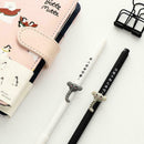 Cute Elephant 0.55mm Gel Pens Black Gel-ink Pens Office Student Hot Supplie Z8Z4