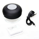 Round Waterproof Wireless Bluetooth Shower Speaker Handsfree Compatible wit K1T9