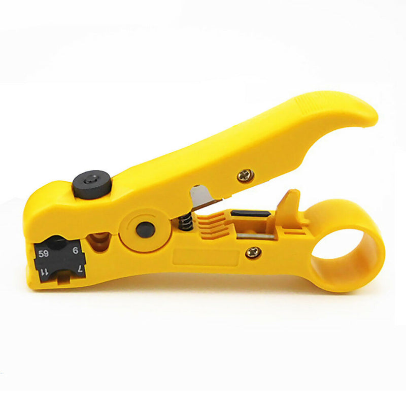 RG59&RG6&RG11 Compression Tool Coaxial Connector Coax Cable Crimper Stripper Hot