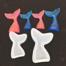 2 Pcs Silicone Fishtail Cake Mold Cupcake Candy Chocolate Cookie Baking Mold