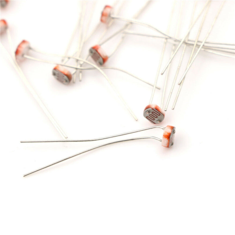 30PCS Photoresistor GL5516 LDR CDS 5mm Light-Dependent Resistor Sensor Ardui Fw