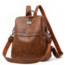 New Soft PU Wild Fashion Lightweight Simple Ladies Large Capacity Backpack