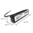6'' 12V 48W 16 LED Work Light Flood Beam Bar Car SUV OffRoad Driving Fog LampsOZ