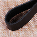 2X Men Leather Strap Copper Loop Key Chain Ring Keychain Keyring Key Easy Carry