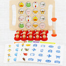 Kids Wooden Toys Memory Match Chess Game Baby Early Educational Toys Family X9T6