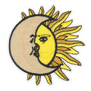 Sun moon Fabric Patch Embroidered Sew on Patches For Clothing DIY Decoration M&