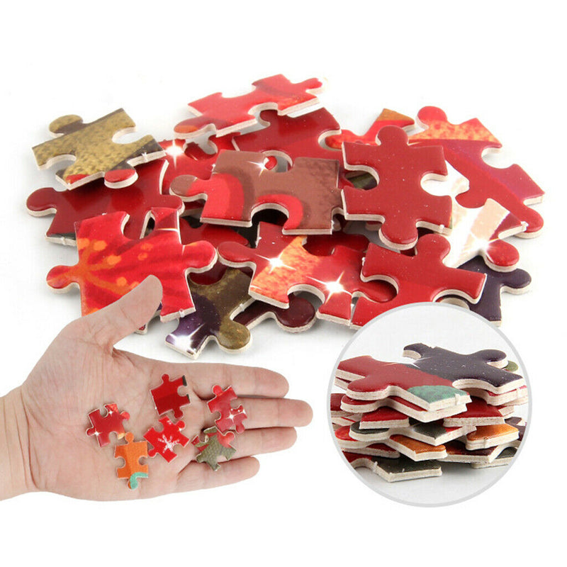 1000pcs 27.55x19.68'' Merry Christmas Jigsaw Puzzle Santa Claus Snowman Pattern