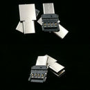 2pcs USB3.1 Type-C Male to Micro USB2.0 Female Converter Adapters Connector