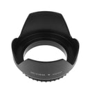 55mm Screwed Flower Petal Sunshade Lens Hood For Canon Nikon Sony DSLR Camera