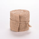Natural Jute Hessian Burlap Ribbon Rustic Weddings Belt Strap Floristry MO