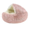 Soft Plush Pet Bed Kennel Winter Warm Dog Puppy Sleeping Cushion (Pink S) A