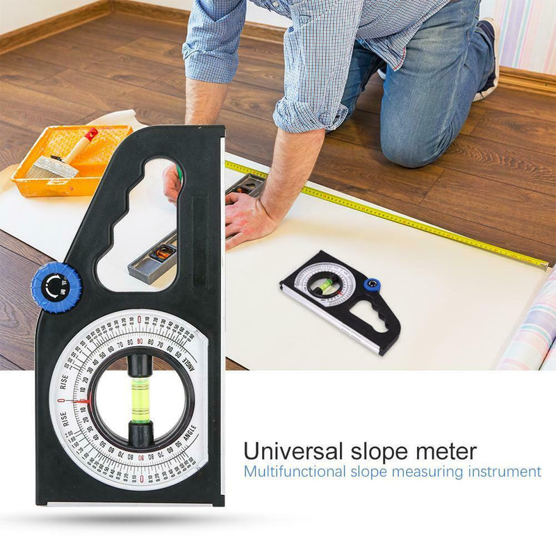 Magnetic Base Slope Inclinometer Angle Finder Measuring Slope Protractor A