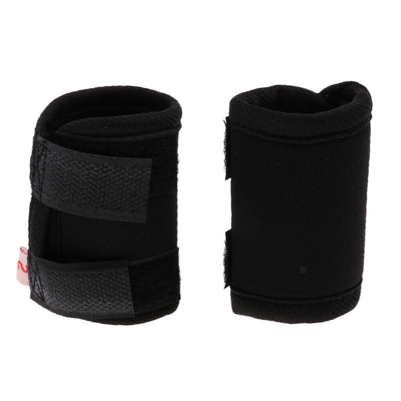 4x Knee Brace For Dog Hock Protector Dog Surgical Injury Feet Cover Black