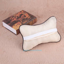 Car Auto Travel Headrest Pad Leather Seat Head Neck Rest Support Cushion Pillow