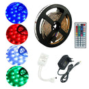 150 SMD LED Strip Light 5050 RGB 5m w/ Multicolor Remote Control f. Xmas Decor