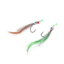 5 In 1 Night Luminous Soft Fishing Lure Fishhook Octopus Feather Fishing Bai E3C